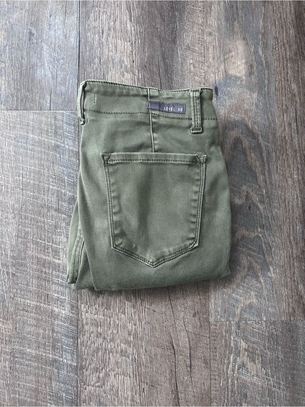 Level 99 Olive Skinny Jeans - Women's Stretch Denim
